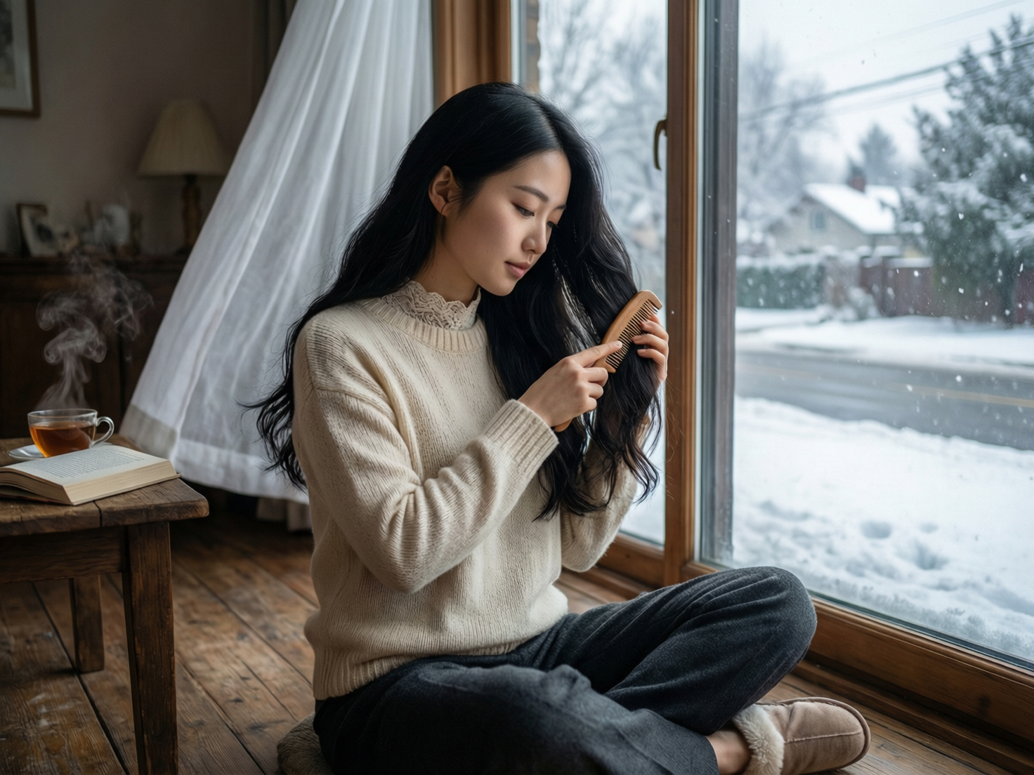 Почему зимой выпадают волосы