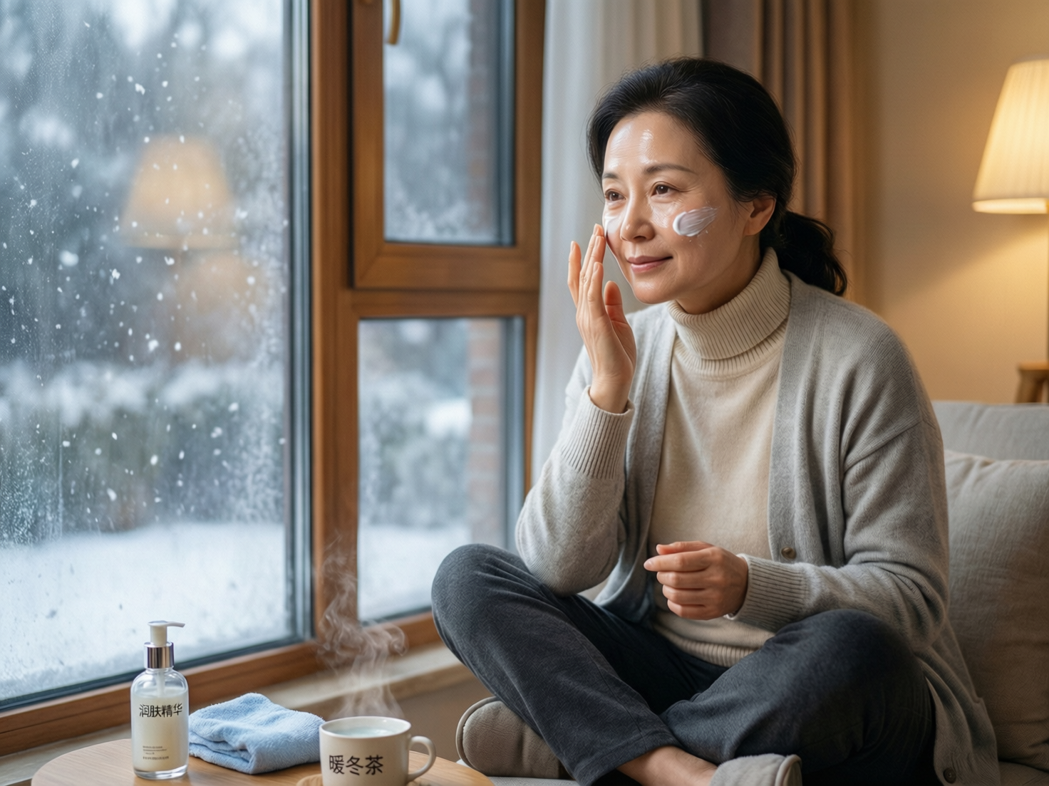 Как сохранить упругость кожи в морозы